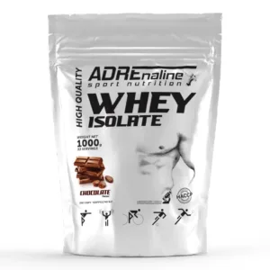 Протеїн Ізолят Сироватковий Adrenaline Whey Protein Isolate 82% / 1 кг - Шоколад
