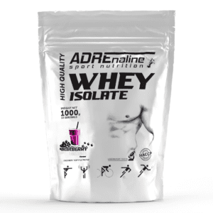 Протеїн Ізолят Сироватковий Adrenaline Whey Protein Isolate 82% / 1 кг - Йогурт-чорниця