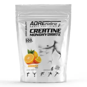 Adrenaline Sport Nutrition Creatine Monohydrate / 500 g - Апельсин
