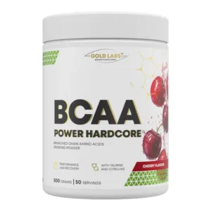 Амінокислоти Gold Labs BCAA Power Hardcore + Taurine 500 грам