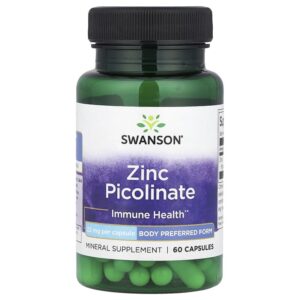 Swanson Zinc Picolinate 22 mg / 60 caps