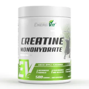 EnergiVit Creatine Monohydrate  (Креатину 94%) / 500 g - Зелене яблуко