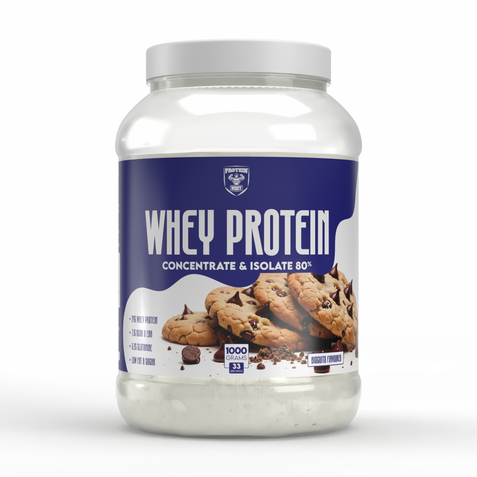 Протеїн Protein Whey Concentrate & Isolate 80% / 1000 г