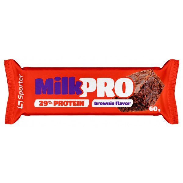 Батончик Sporter MilkPro 29% Брауні / 60 г