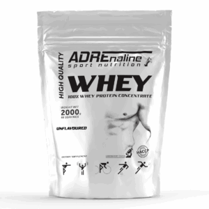 Протеїн Adrenaline Sport Nutrition Whey Protein Concentrate 82% PROTEIN / 2000 g без смаку