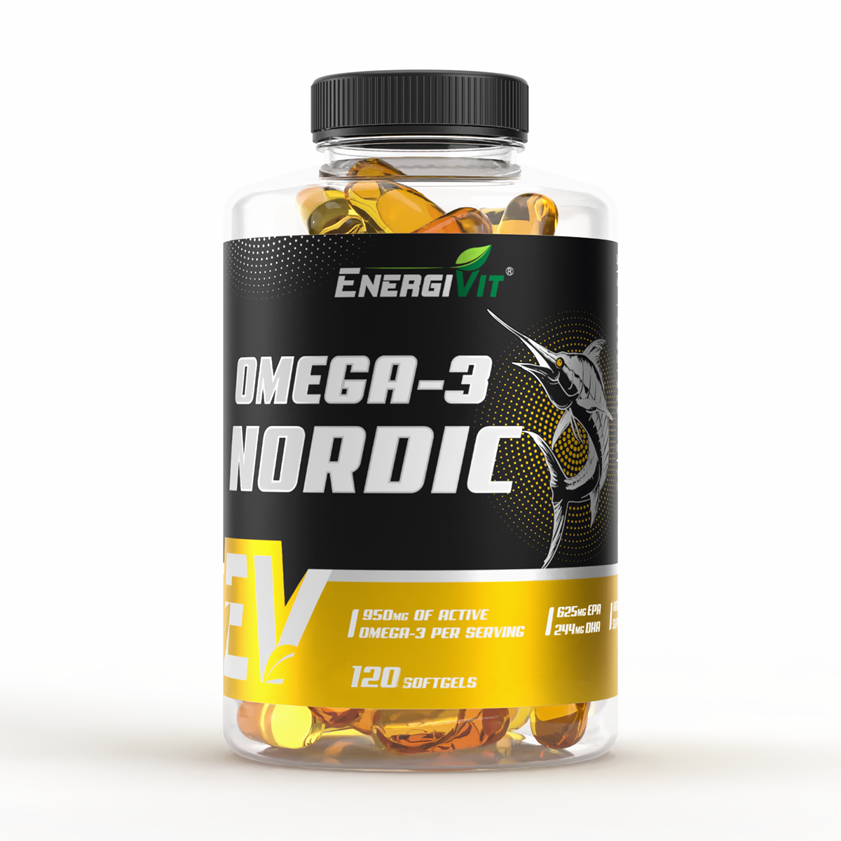 Омега EnergiVit Omega 3 NORDIC Limited edition / 120 міні-капсул