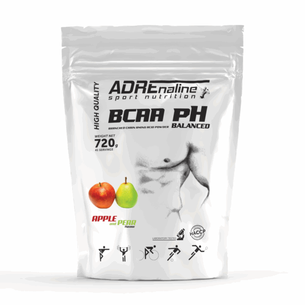 Adrenaline Sport Nutrition BCAA pH Branched Chain Amino Acid Powder Balanced / 720 g