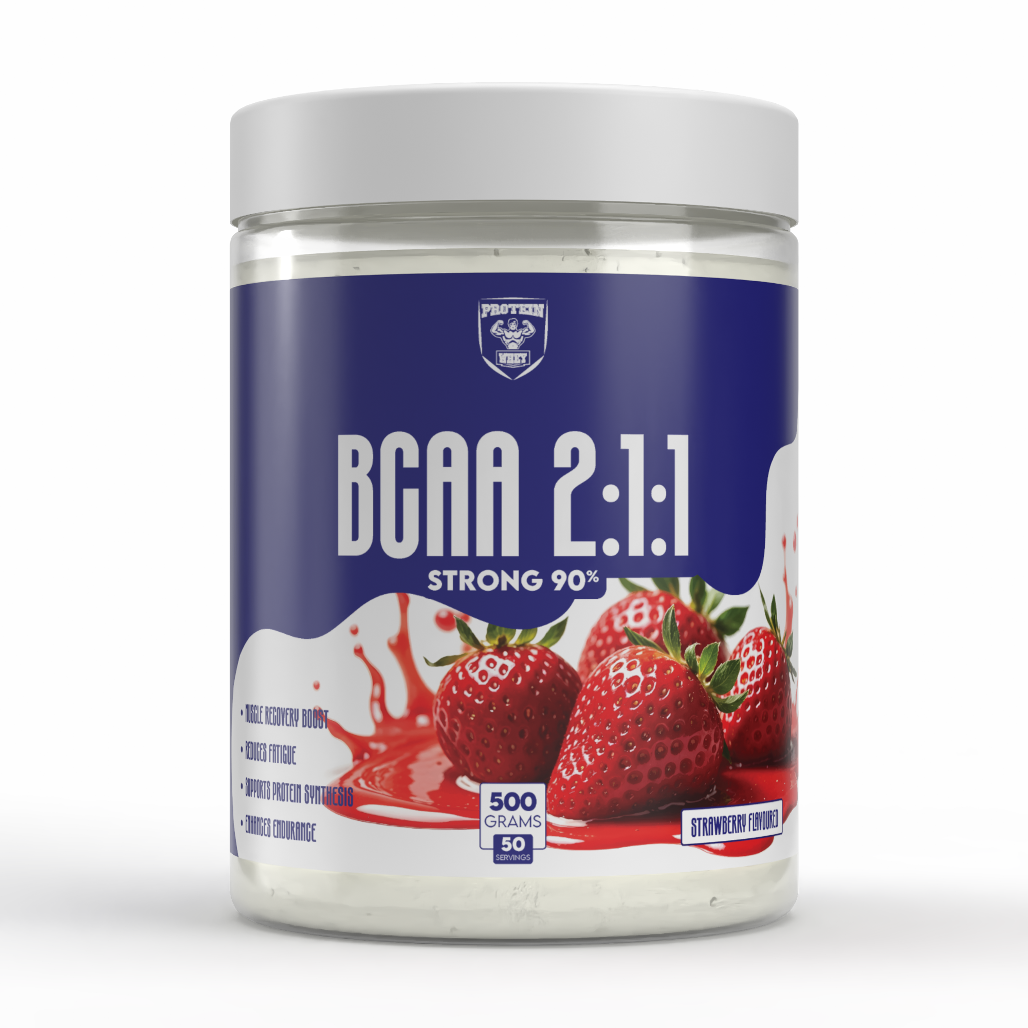 Амінокислоти Protein Whey BCAA 2:1:1 Strong 90% / 500 г