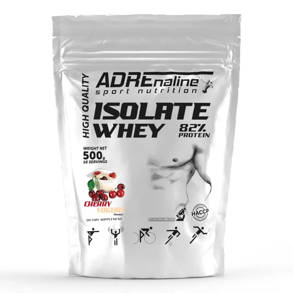 Протеїн Adrenaline Sport Nutrition Whey Isolate 82% PROTEIN / 500 g з смаком
