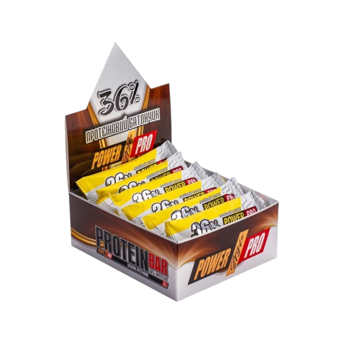 Батончики Power Pro 36 % Пломбіріні / 60 g / 20шт