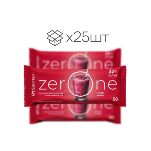 Батончик Sporter Zero Лісові ягоди / 50 g / 25шт